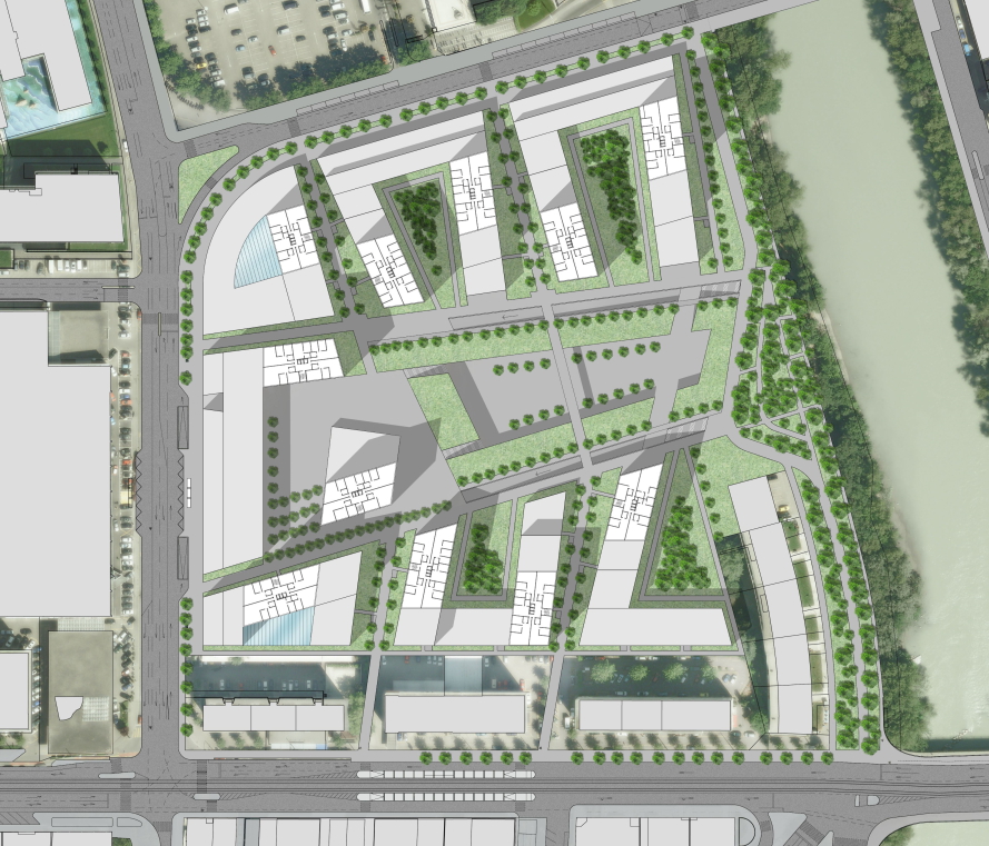 Nouveau quartier Les Vernets Geneve 2014 by Dragan Architecture Paris